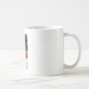 Caneca De Café A samambaia de Staghorn VAI jGibney VERDE O MUSEU