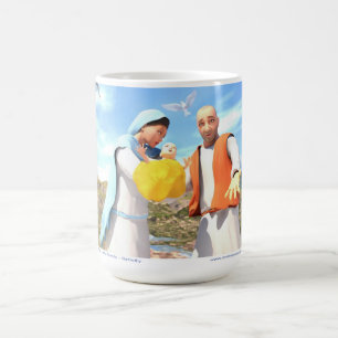 Caneca De Café A Santa Família - Natividade