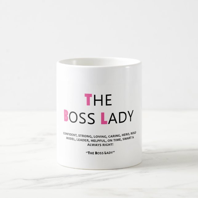 Caneca De Café A SENHORA BOSSY perto: chicasunshine (Centro)