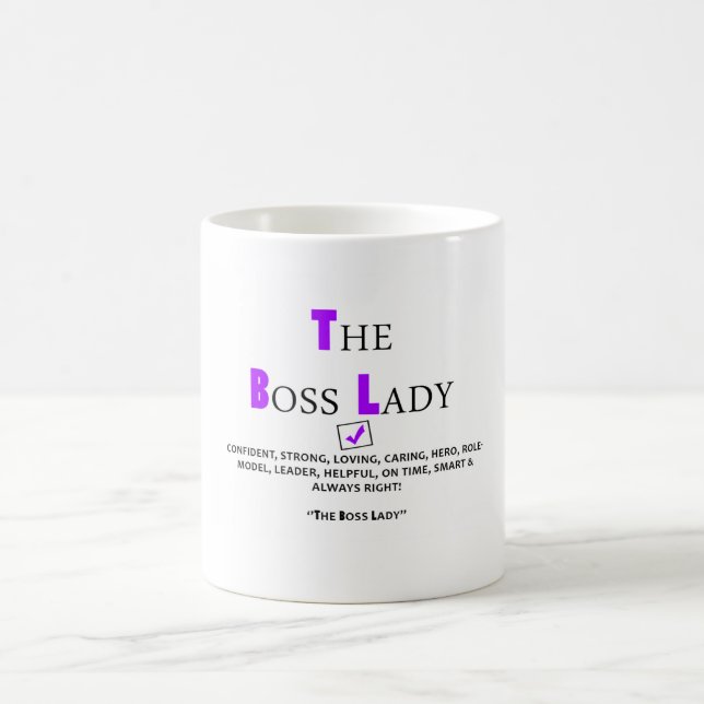 Caneca De Café A SENHORA BOSSY perto: chicasunshine (Centro)