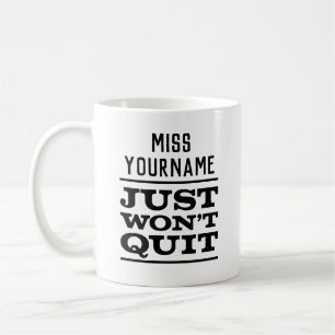 Caneca De Café A senhorita (YourName) apenas não parará, a cane