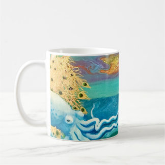Caneca De Café A Sereia e o Polvo Fazem uma Mug