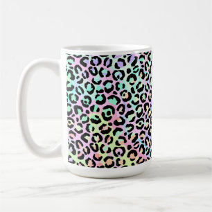 Caneca De Café A Série Iridescente Leopard Design 5