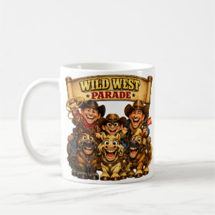 Caneca De Café A Série "Wild West Parade"