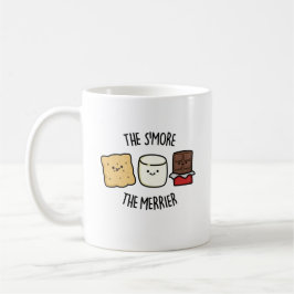 Caneca De Café A Smore, a Merrier Engraçada, Smore Pun