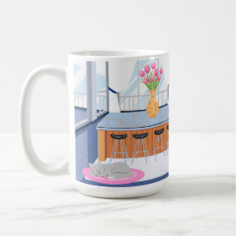 Caneca De Café A Solidão do Gato é um Luxo
