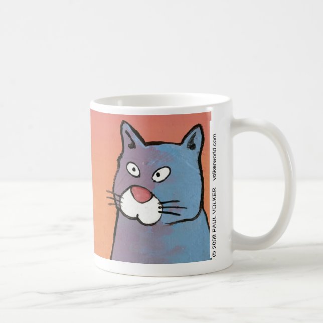 Caneca De Café A solução $12,95 do gato (Direita)