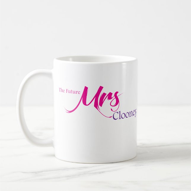Caneca De Café A Sra. futura Clooney (Esquerda)