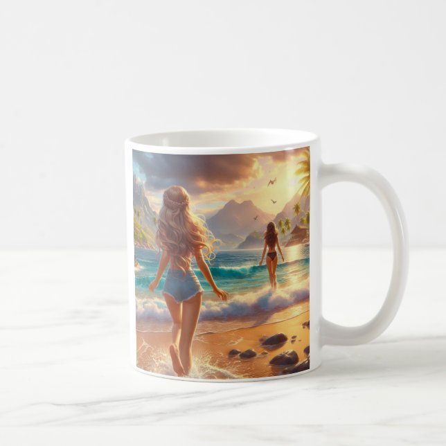 Caneca De Café A Summer in Orange (Direita)