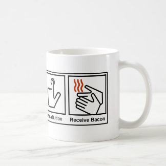 Caneca De Café A tecla, recebe o bacon