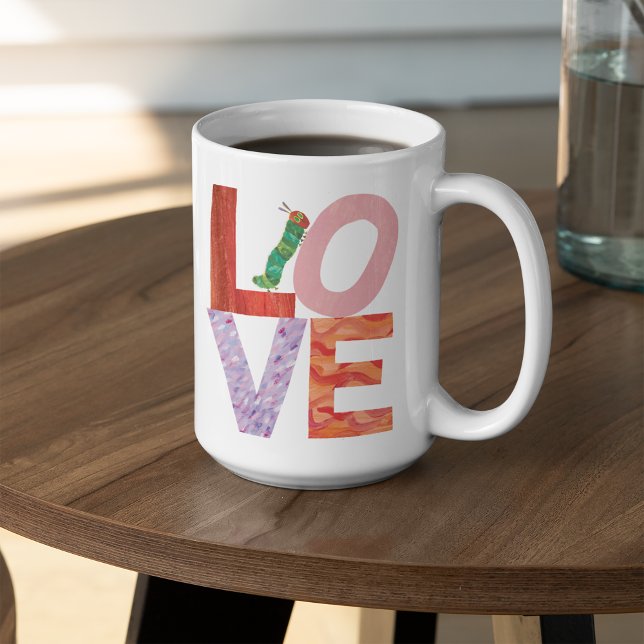 Caneca De Café A Tendência Muito Faminta da Lagarta | AMOR (Criador carregado)