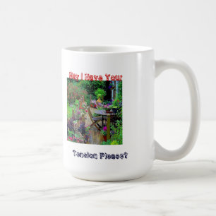 Caneca De Café A tensão agride por favor