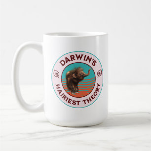 Caneca De Café A Teoria Mais Peluda de Darwin Mamute Lanoso Fofo