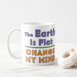 Caneca De Café A Terra é uma lata de café plana