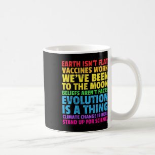 Caneca De Café A Terra não é plana para a ciência real Terra D