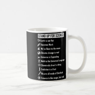 Caneca De Café A Terra Não É Plana Vacinas Funcionam Presente Div
