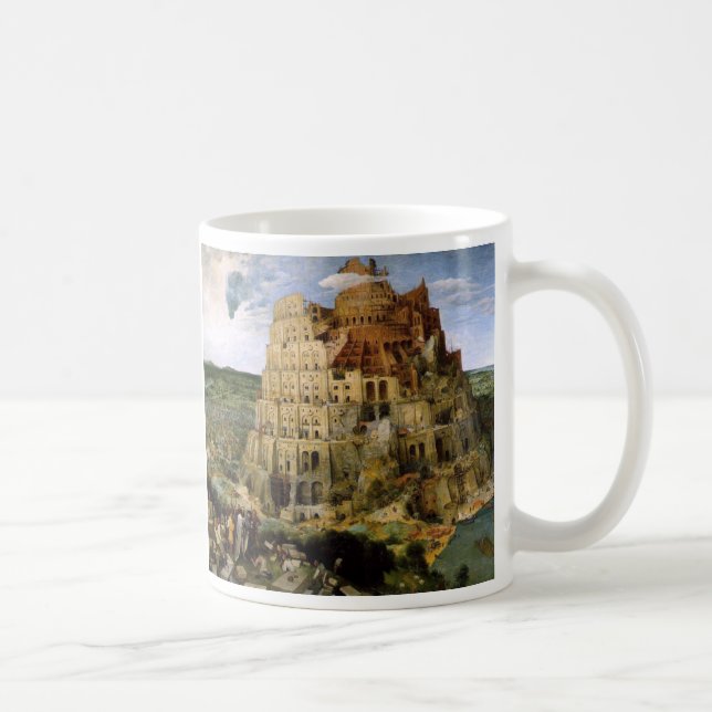 Caneca De Café A torre de Babel (Direita)