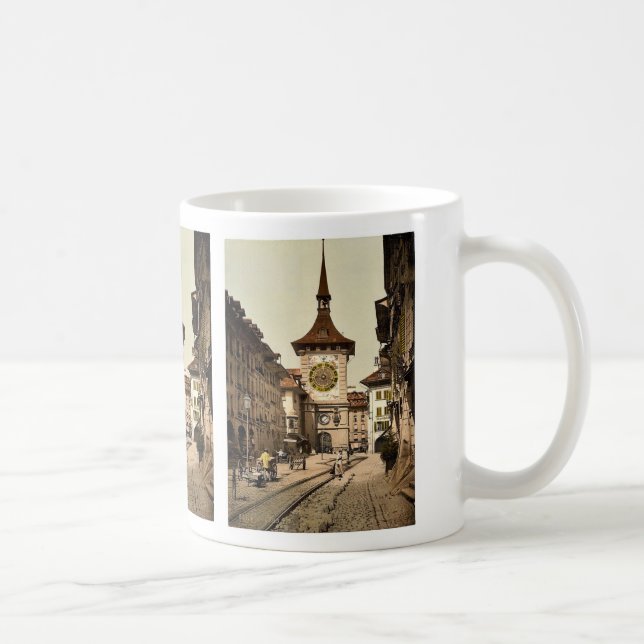 Caneca De Café A torre de pulso de disparo, Berne, cidade, (Direita)