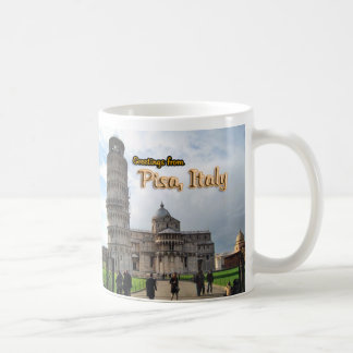 Caneca De Café A torre inclinada de Pisa, Italia