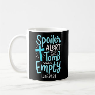 Caneca De Café A Tumba de Alerta do Spoiler Estava Vazia, Páscoa,