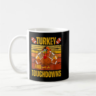 Caneca De Café A Turquia E Os Touchdowns De Futebol