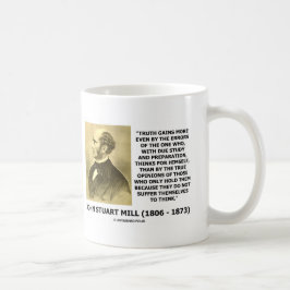 Caneca De Café A verdade de John Stuart Mill ganha mais pensa