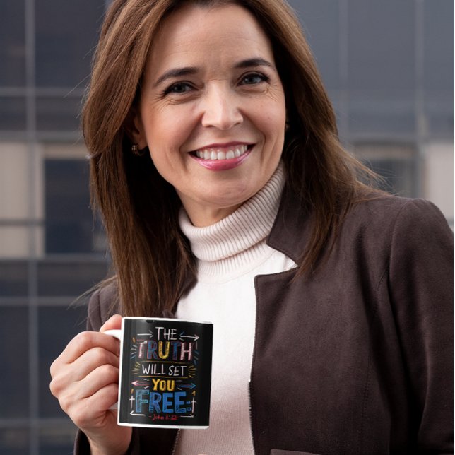 Caneca De Café A Verdade Libertadora (Criador carregado)