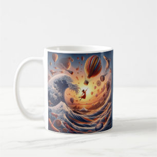 Caneca De Café A Viagem de Dream Weaver: Balões de Ar Quente Fant
