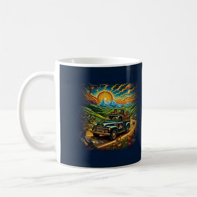 Caneca De Café A Viagem É o Destino (Esquerda)