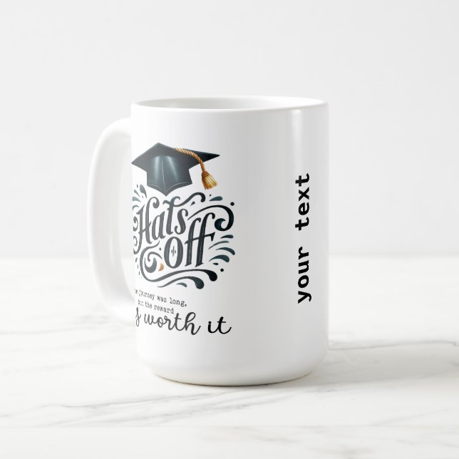 Caneca De Café A viagem foi longa (Frente Esquerda)