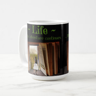 Caneca De Café A vida, a aventura continua
