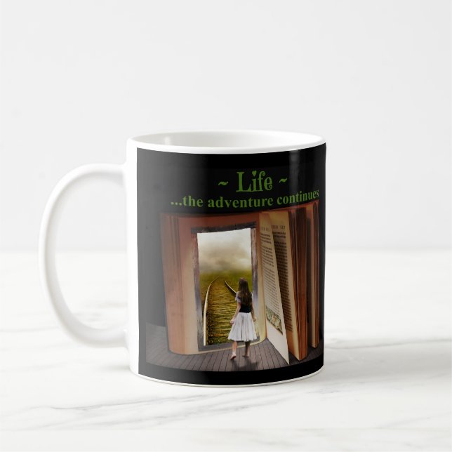 Caneca De Café A vida, a aventura continua (Esquerda)