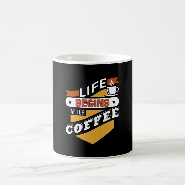 Caneca De Café A Vida Começa Após O Café (Centro)