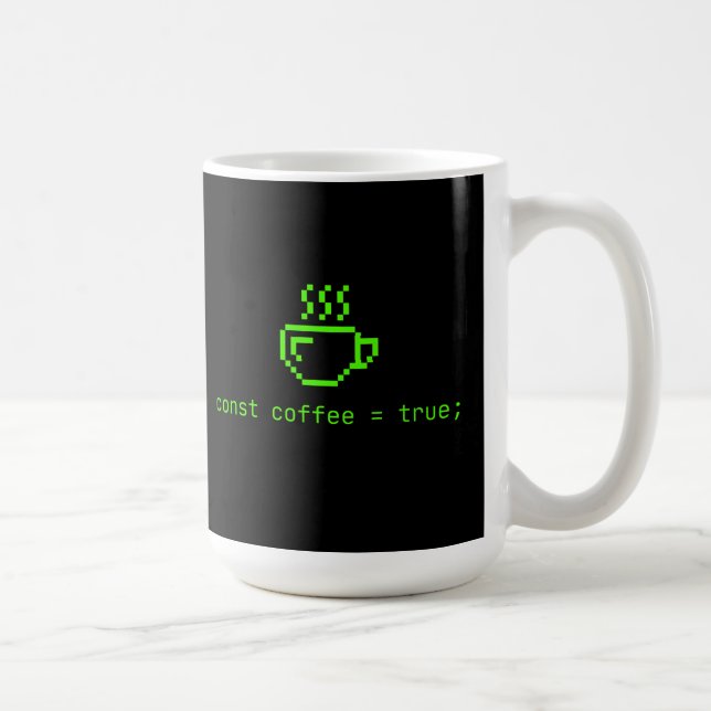 Caneca De Café A vida de código e café é boa (Direita)