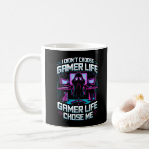 Caneca De Café A Vida de Gamer Me Escolheu