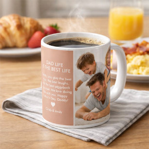 Caneca De Café A Vida de Pai É a Melhor Vida Dia dos Pais Persona