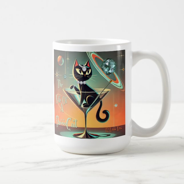 Caneca De Café A Vida De Um Gato De Moça (Direita)