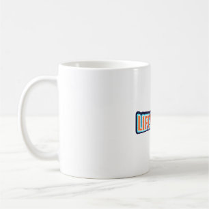 Caneca De Café A vida do logotipo é boa