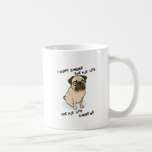 Caneca De Café a vida do Pug