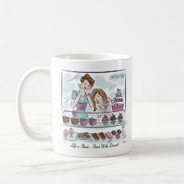 Caneca De Café A vida dos melhores amigos é curta... Comece com o