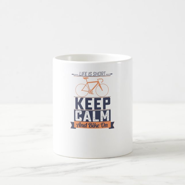 Caneca De Café A vida é bicicleta curta (Centro)