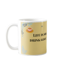 A vida é curta, beba um bom Chai, Desi Chai engraç