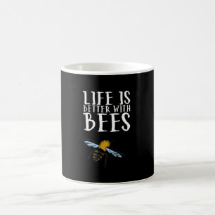 Caneca De Café A Vida é Melhor Com Abelhas