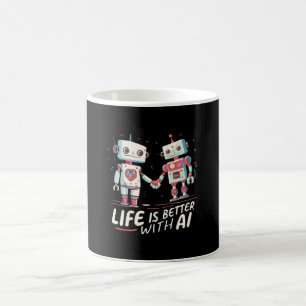 Caneca De Café A vida é melhor com IA