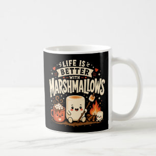 Caneca De Café A vida é melhor com marshmallows