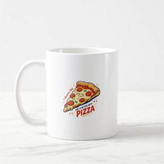 Caneca De Café A Vida é Melhor com Pizza