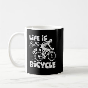 Caneca De Café A vida é melhor com um ciclista