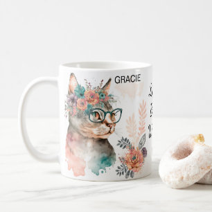 Caneca De Café A Vida É Melhor Com Um Pet De Presente De Gato Per
