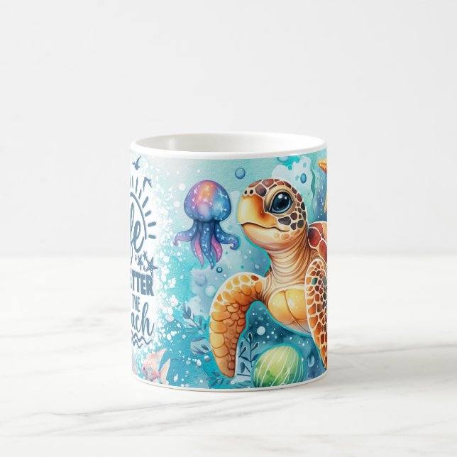 Caneca De Café a vida é melhor na praia (Centro)