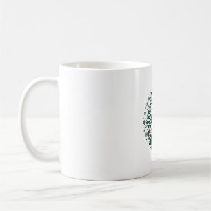 Caneca De Café A Vida É Melhor Neve Natal Boneco De Neve Árvores
